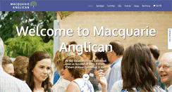Desktop Screenshot of macquarieanglican.org